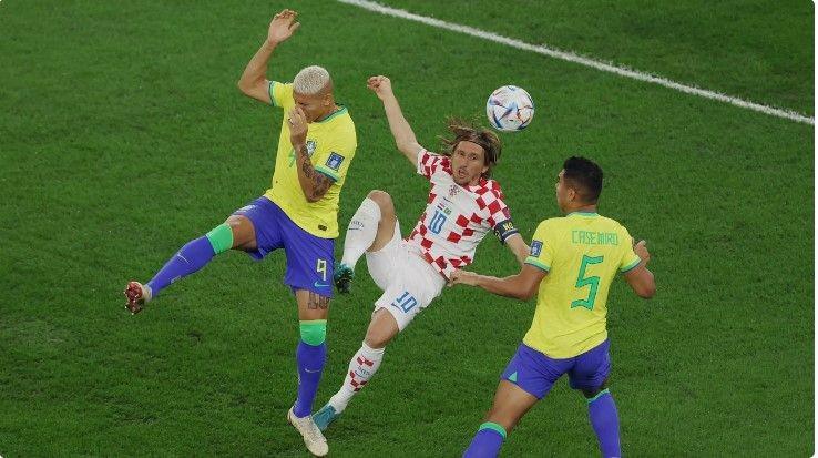 Babak 1, Brasil Buntu Tembus Tembok Kokoh Kroasia