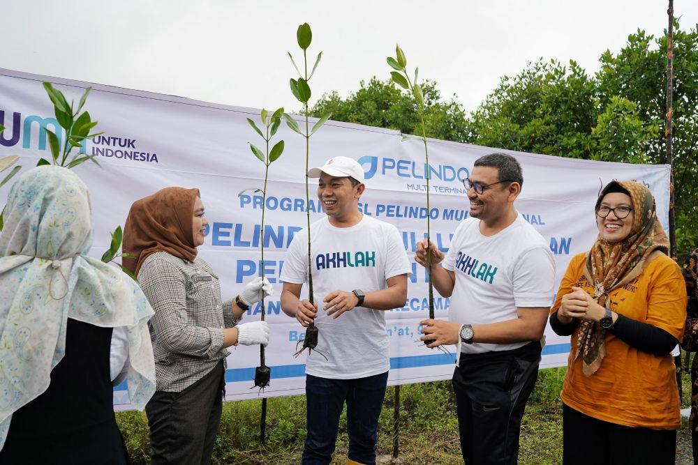Lestarikan Ekosistem Pesisir, 1.000 Bibit Mangrove Ditanam di Belawan