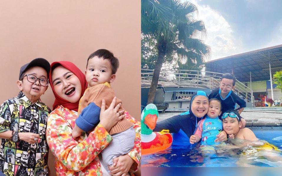 Anniversary ke-4, 10 Potret Kompak Daus Mini dan Istri Momong Anak