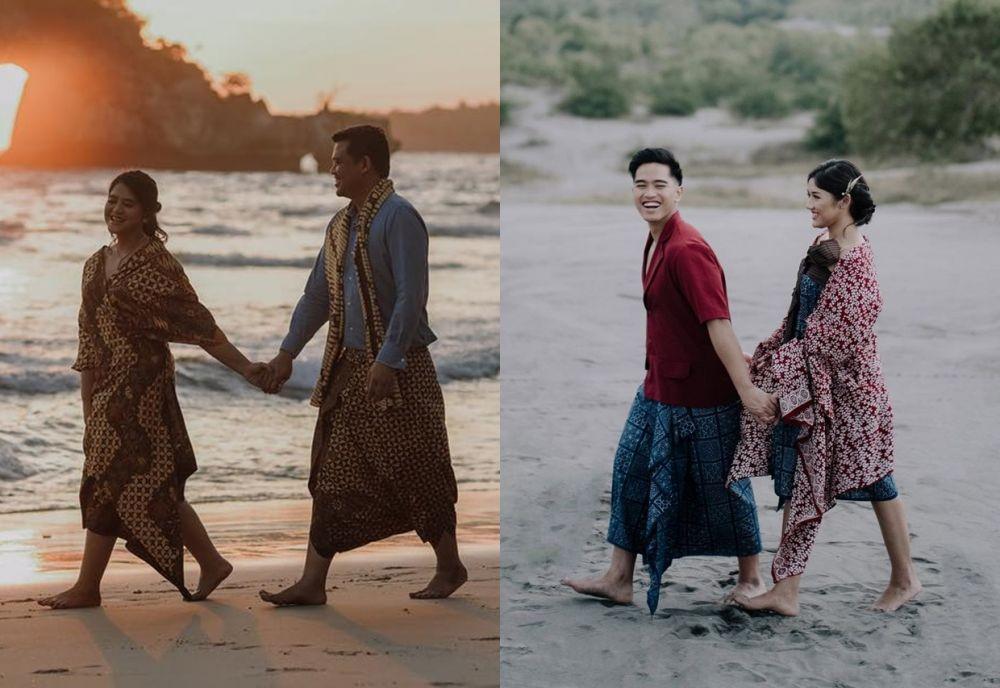 14 Adu Gaya Prewed Kaesang-Erina Vs. Kahiyang-Bobby, Temanya Nusantara