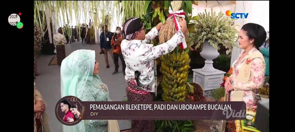 Prosesi Bleketepe dan Siraman Kaesang-Erina (vidio.com/SCTV)