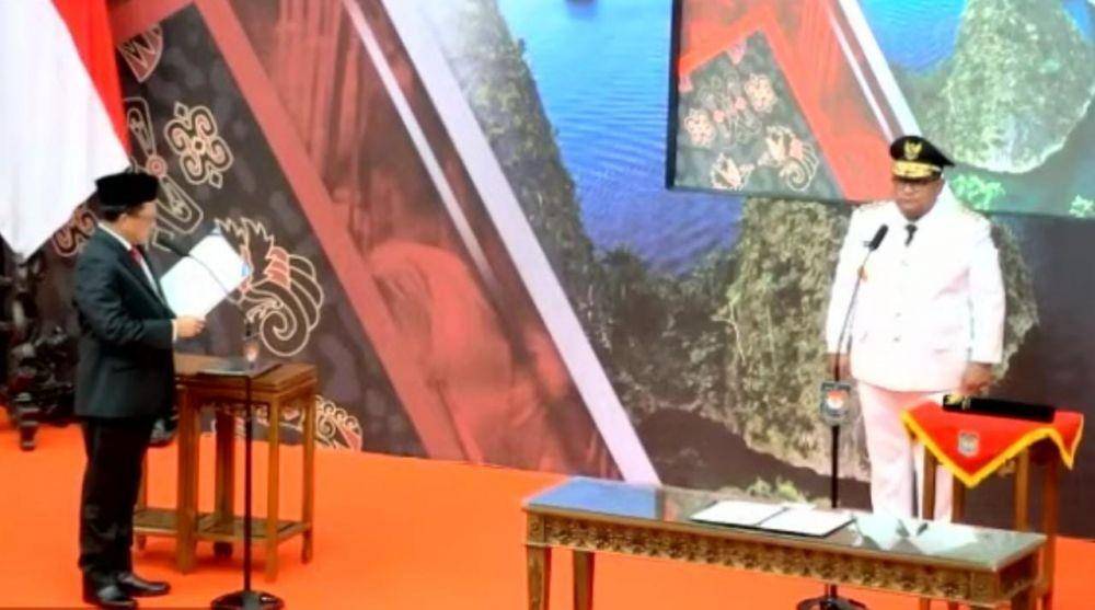 Mendagri Lantik Muhammad Musaad Jadi Pj Gubernur Papua Barat Daya