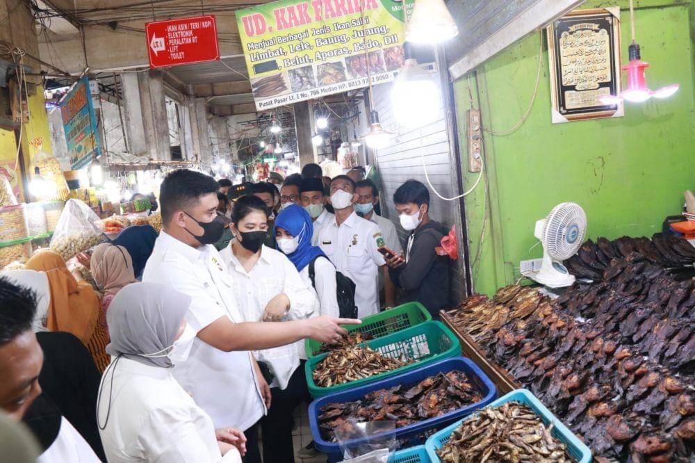 Pemko Medan pantau pasar (Dok. Istimewa)
