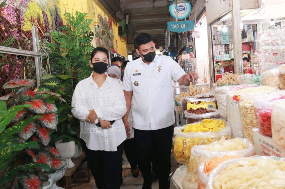 Pemko Medan pantau pasar (Dok. Istimewa)