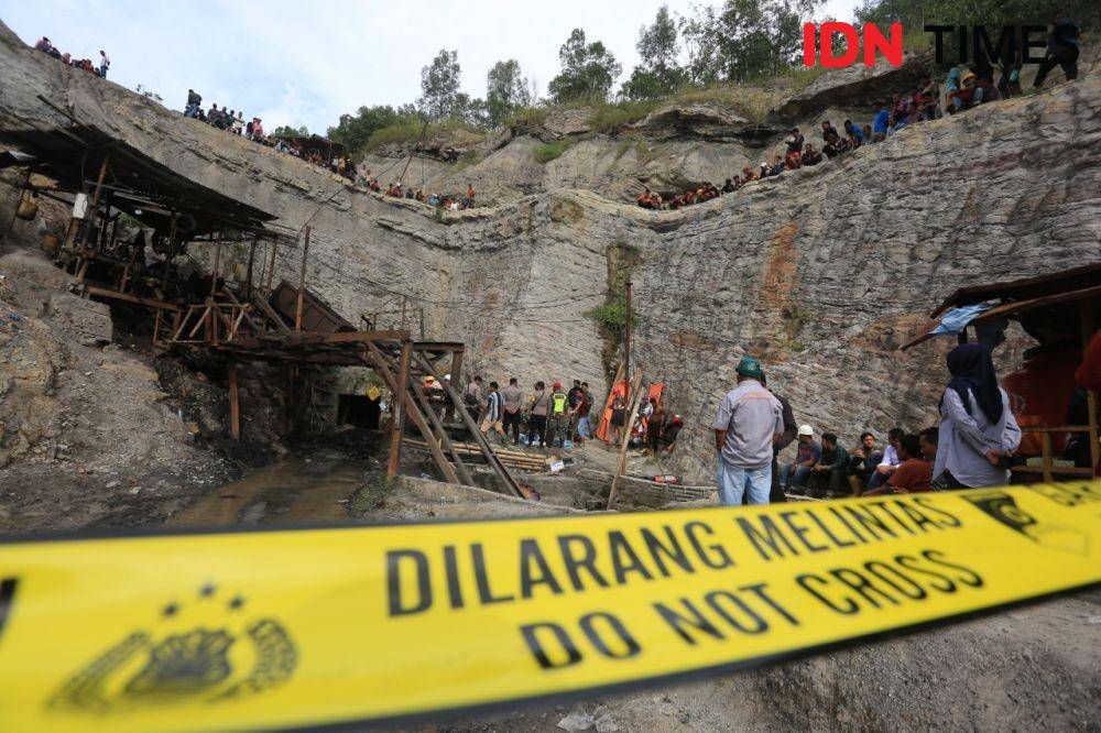 Ilustrasi tambang batu bara di Sawahlunto, Sumbar, meledak pada Jumat (9/12/2022). (Foto: Andri NH/ IDN Times)