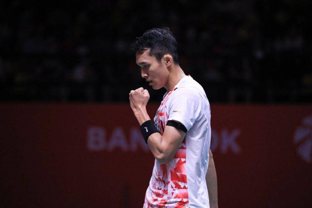 Jonatan Christie di hari ketiga babak penyisihan grup BWF World Tour Finals 2022 (dok. PP PBSI)