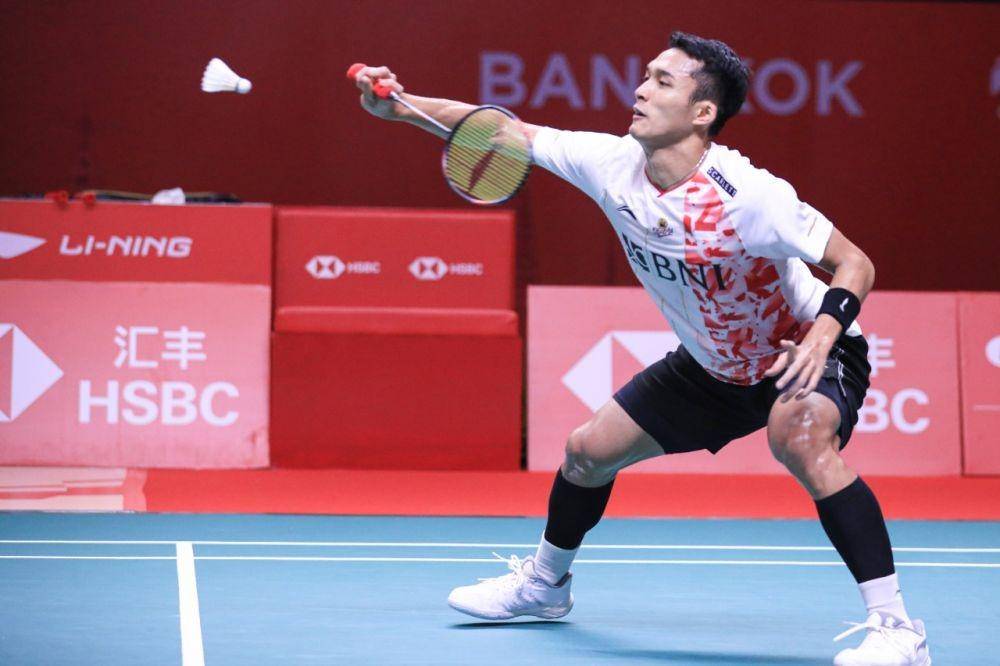 Jonatan Christie di hari ketiga babak penyisihan grup BWF World Tour Finals 2022 (dok. PP PBSI)