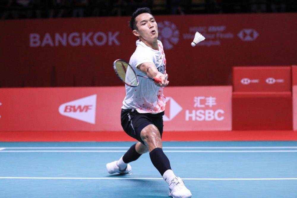 Jonatan Christie di hari ketiga babak penyisihan grup BWF World Tour Finals 2022 (dok. PP PBSI)