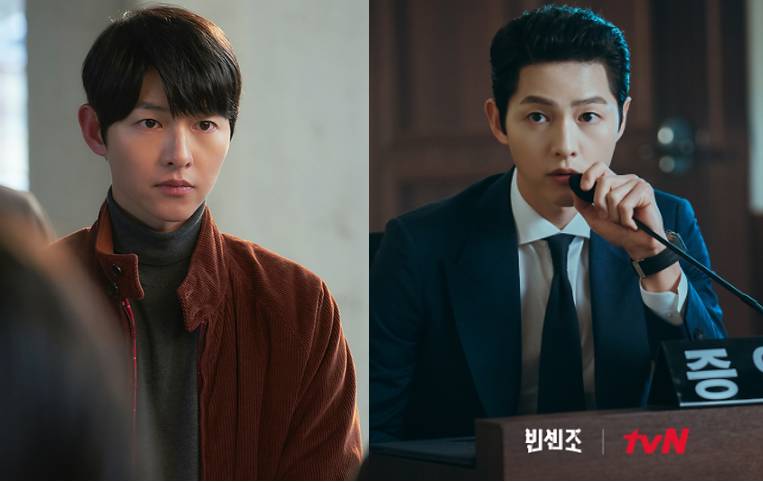 Song Joong Ki (dok. JTBC/Reborn Rich | dok. tvN/Vincenzo)