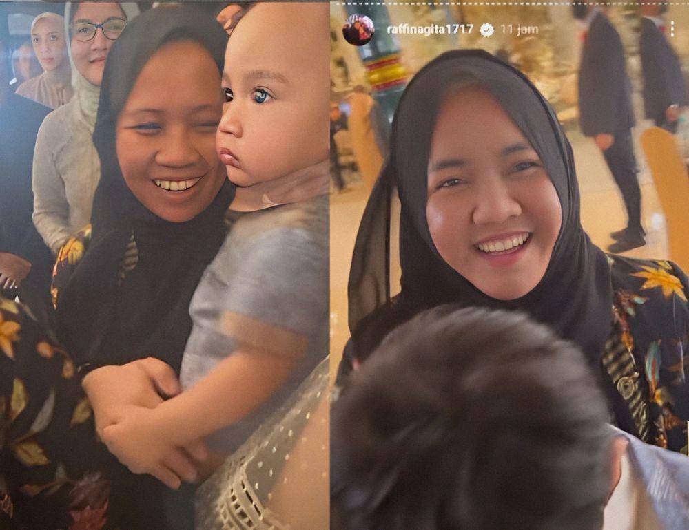 Sus Rini dan Mbak Lala di acara pernikahan Kaesang Pangarep (instagram.com/raffinagita1717)