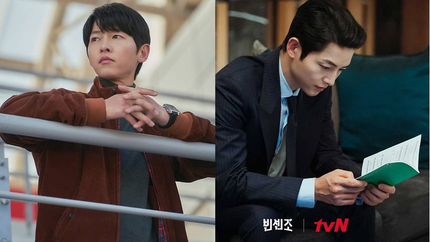 Song Joong Ki (dok. JTBC/Reborn Rich | dok. tvN/Vincenzo)