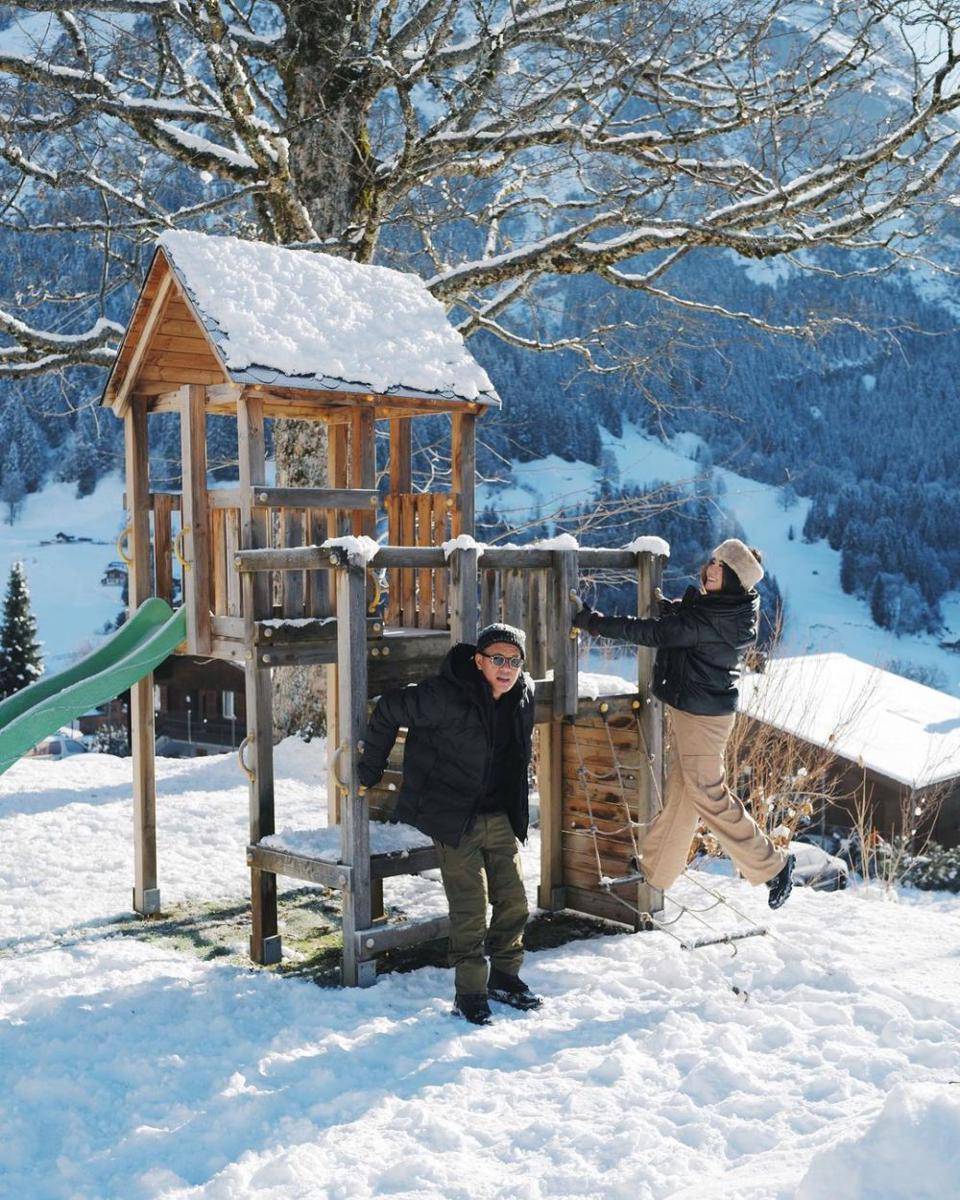 momen liburan Arief Muhammad dan keluarga ke Swiss (instagram.com/ariefmuhammad)