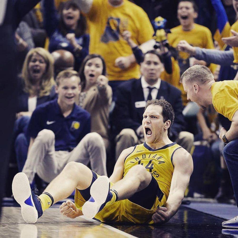 Bojan Bogdanovic saat berseragam Indiana Pacers. (instagram.com/44bojan)