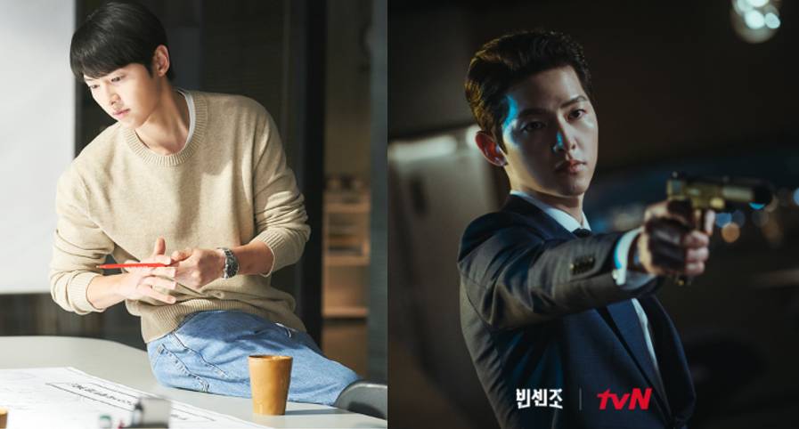 Song Joong Ki (dok. JTBC/Reborn Rich | dok. tvN/Vincenzo)