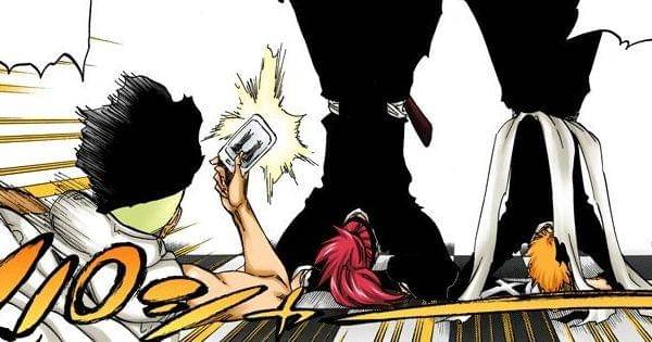 Nimaiya mengambil foto Ichigo dan Renji (Dok. Shueisha / Bleach )