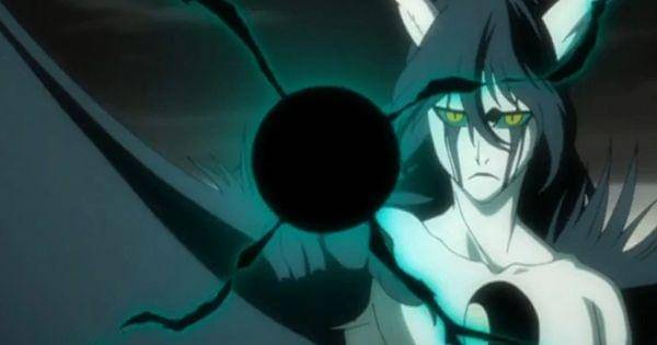 Ulquiorra menembak Cero Oscuras ( Dok. Pierrot / Bleach )