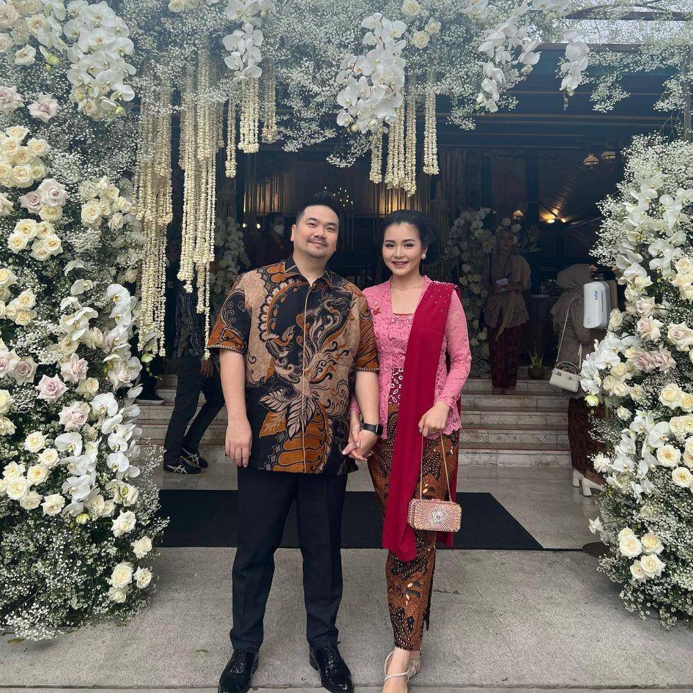 Gaya tamu undangan akad Kaesang-Erina (instagram.com/nexcarlos)