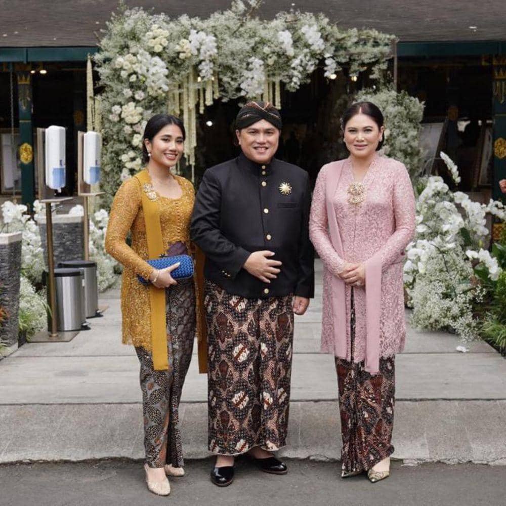 Gaya tamu undangan akad Kaesang-Erina (instagram.com/erickthohir)