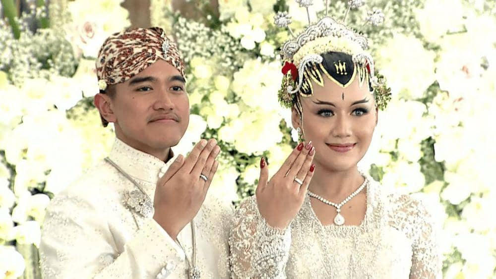 Gaya makeup Erina di prosesi akad pernikahan (dok. Presiden Joko Widodo)