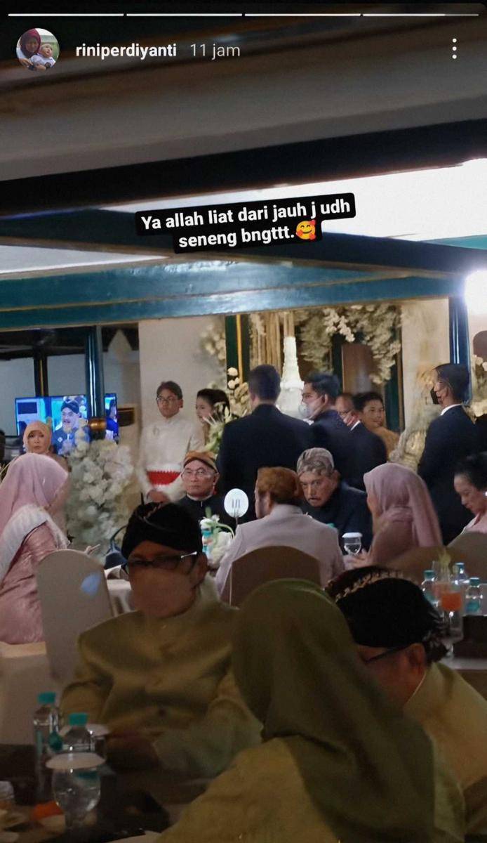 Momen nikahan Kaesang (instagram.com/riniperdiyanti)