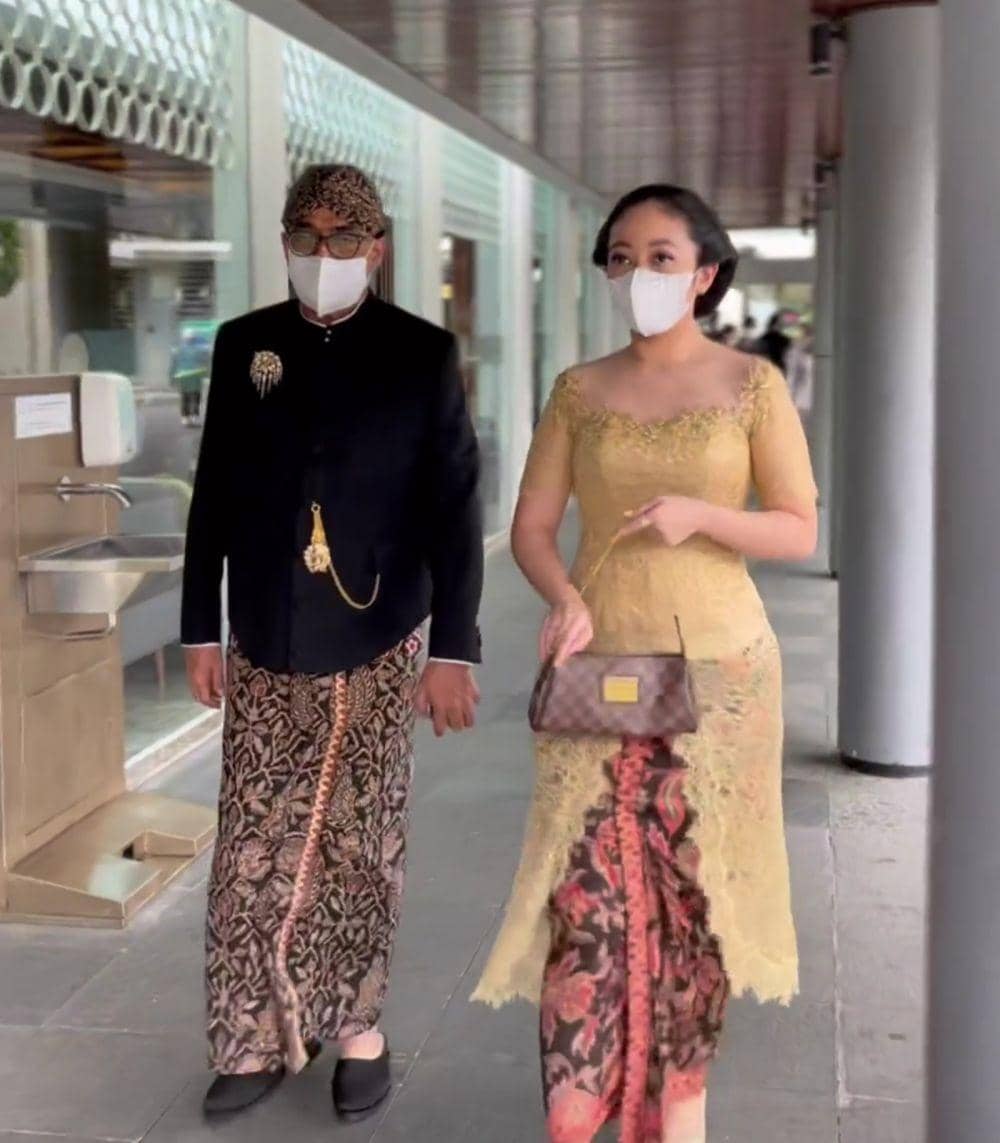 Gaya tamu undangan akad Kaesang-Erina (instagram.com/budikaryas)