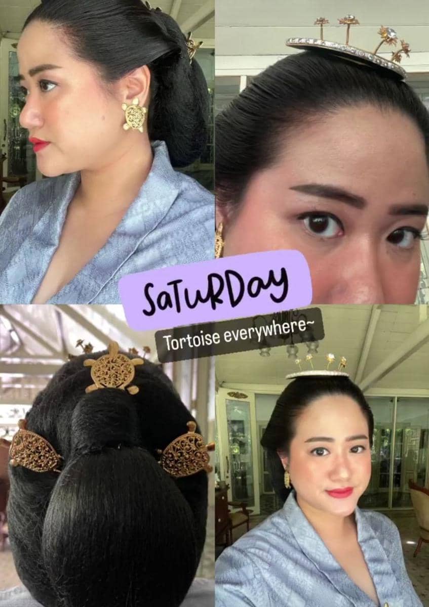 Gaya tamu undangan akad Kaesang-Erina (instagram.com/ancsud)