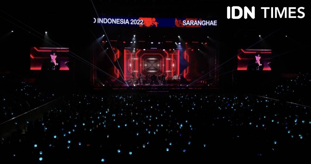 momen seru konser Saranghaeyo Indonesia 2022 (Dok. IDN Times/Elizabeth Chiquita)