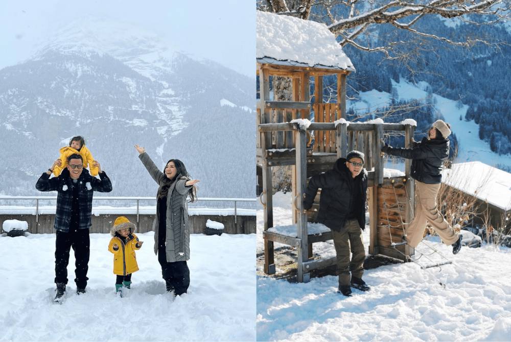 momen liburan Arief Muhammad dan keluarga ke Swiss (instagram.com/tiarapangestika | instagram.com/ariefmuhammad)