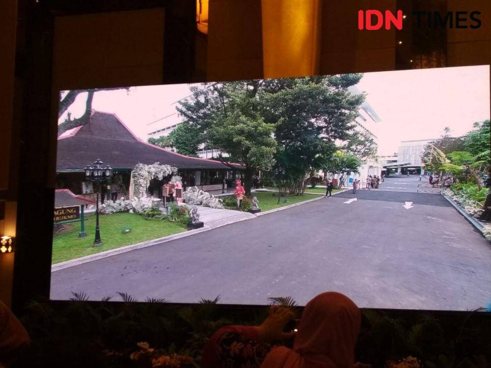 Tempat akad nikah Kaesang dan Erina Pendopo Hotel Ambarrukmo. (IDNTimes/Febriana Sinta)