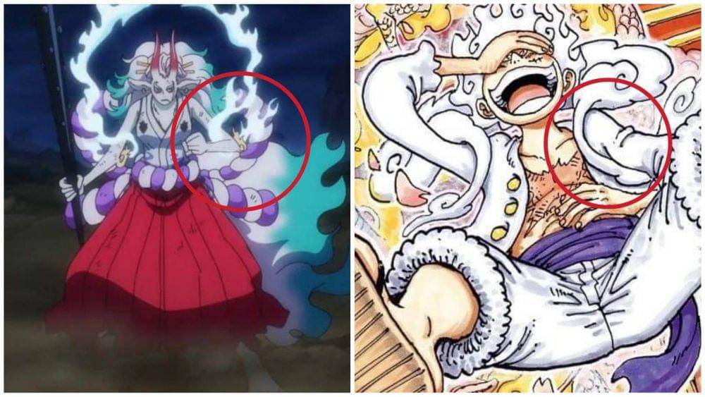 Hybrid Yamato dan Gear 5 Luffy. (Dok. Toei Animation/One Piece)