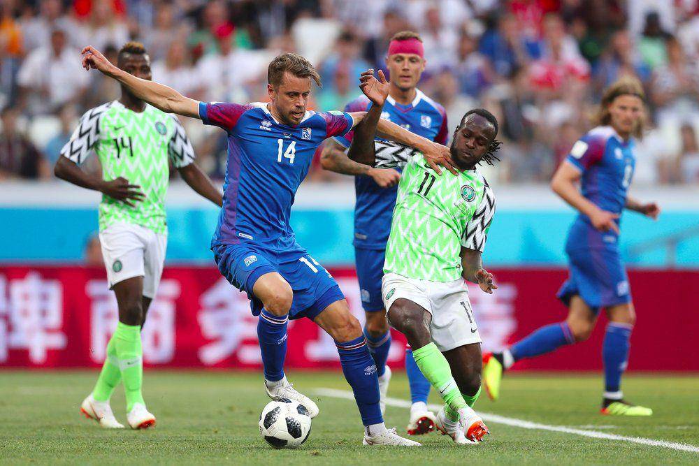 Nigeria melawan Islandia di Piala Dunia 2018. (fifa.com)