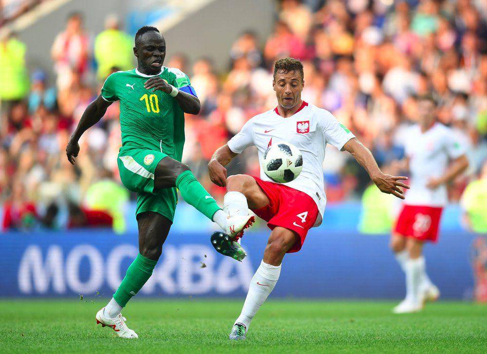 Senegal melawan Polandia di Piala Dunia 2018. (fifa.com)