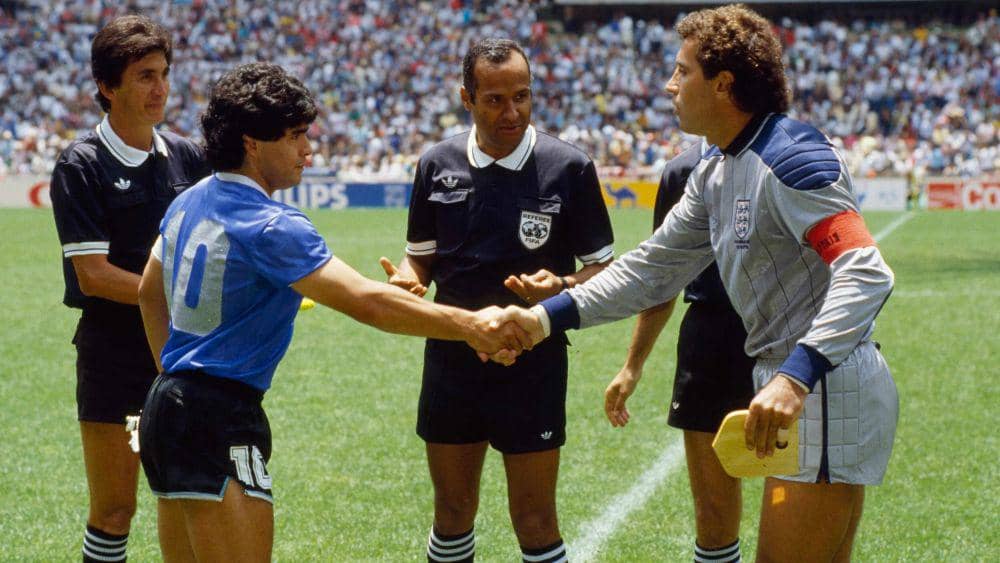 Inggris kalah dari Argentina pada perempat final Piala Dunia 1986. (fifa.com)