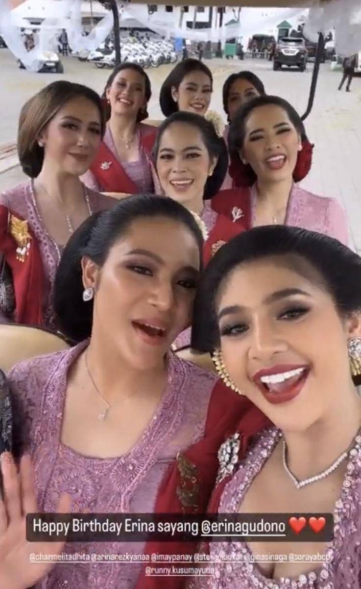 bridesmaid Erina Gudono (Instagram.com/imaypanay)