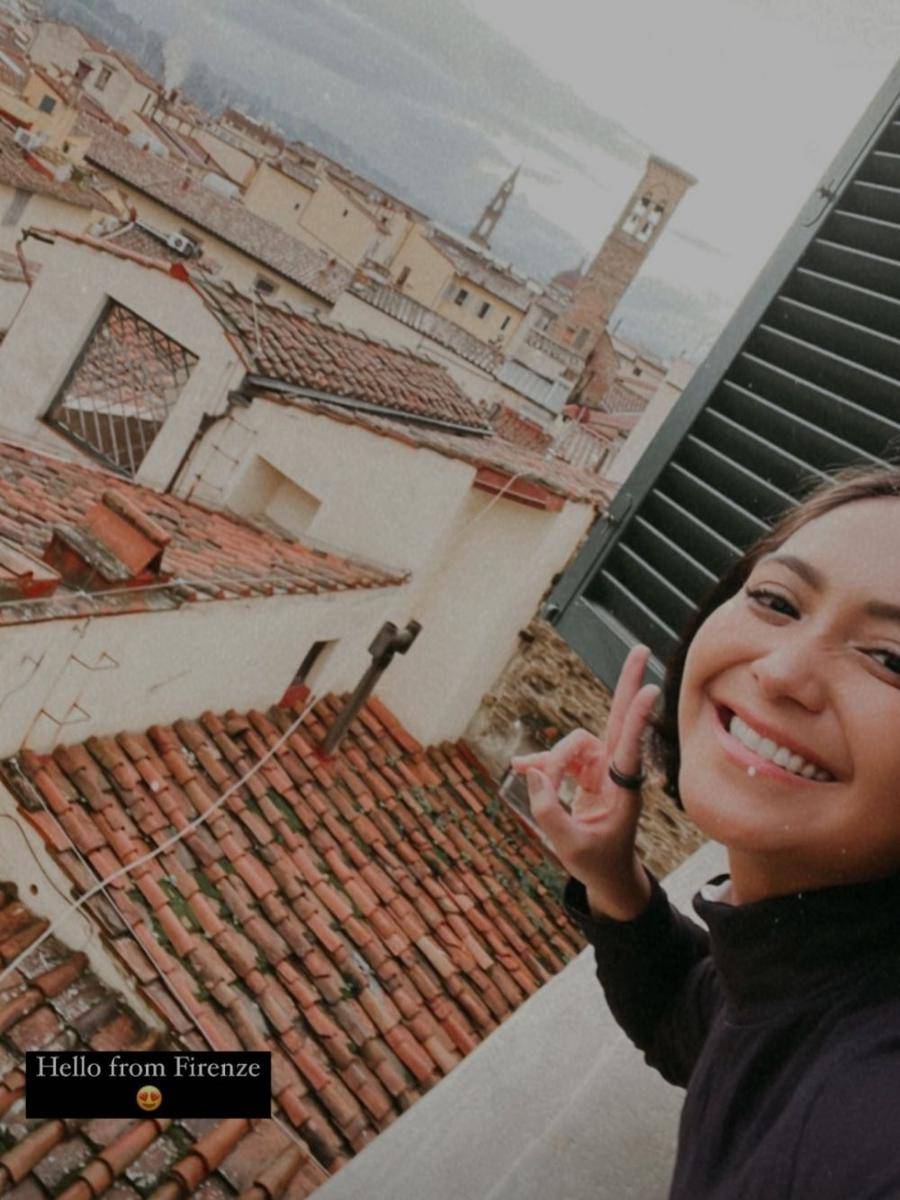 momen Caca dan Barry di Italia (instagram.com/cacatengker)