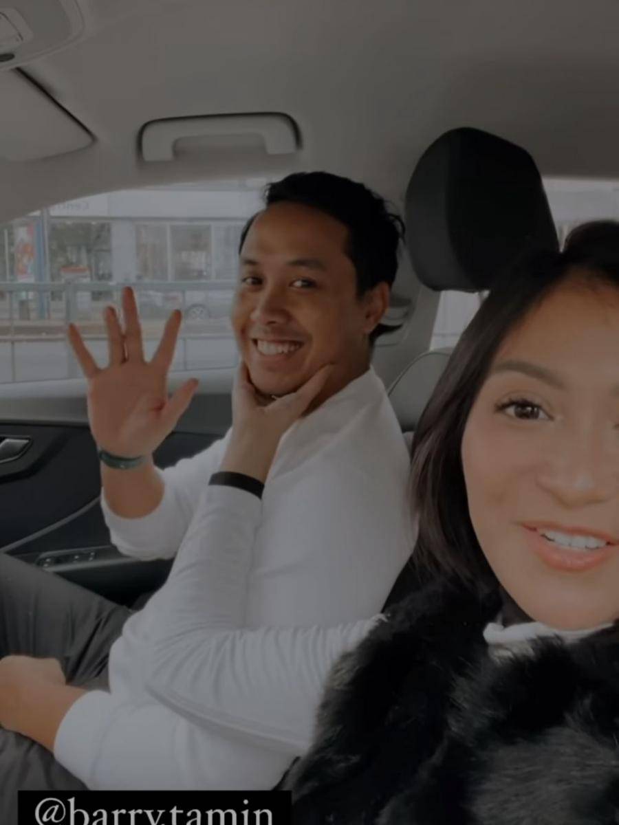 momen Caca dan Barry di Italia (instagram.com/cacatengker)