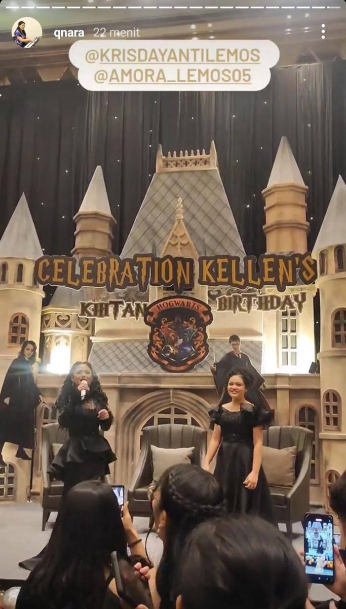 potret perayaan ultah Kellen Lemos (instagram.com/qnara)