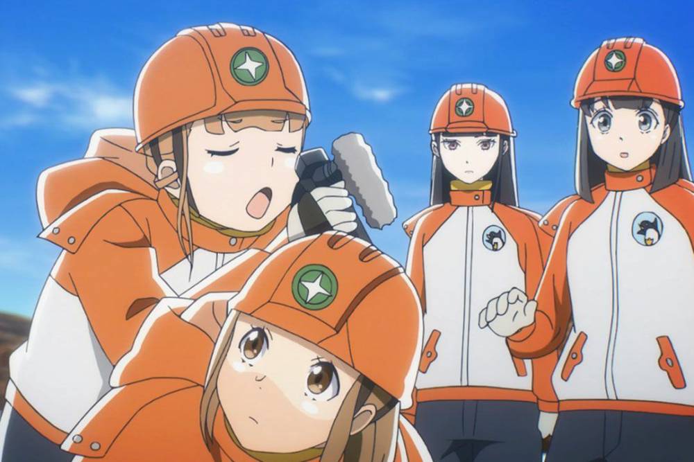 Hinata Miyake, Mari Tamaki, Shirase Kobuchizawa, dan Yuzuki Shiraisi (dok. Madhouse/Sora yori mo Tooi Basho)