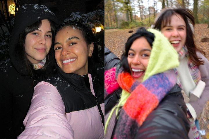 10 Potret Liburan Eva Celia dan Manuella di Jerman, Seru Main Salju!