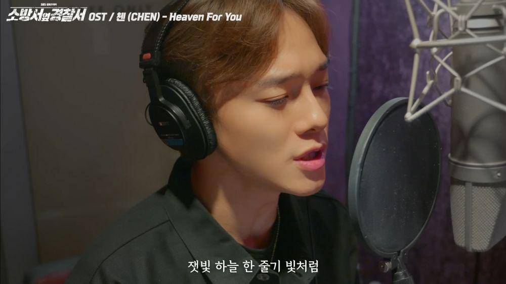 Chen menyanyikan OST The First Responders (Dok. DanalEntertainment/The First Responders)