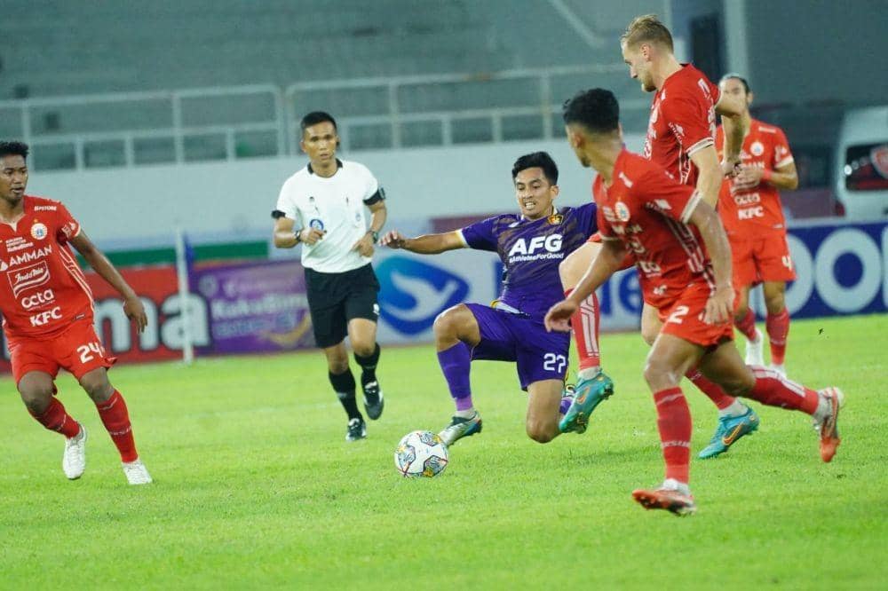 Pemain Persik Kediri saat melawan Persija Jakarta. IDN Times/ istimewa