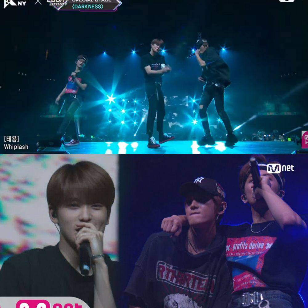 Taeyong, Mark, dan Jaehyun (youtube.com/Mnet K-POP)