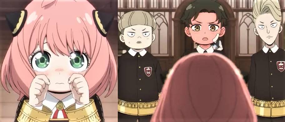 Anya Forger dan Damian Desmond (dok. WIT STUDIO/SPY X FAMILY)
