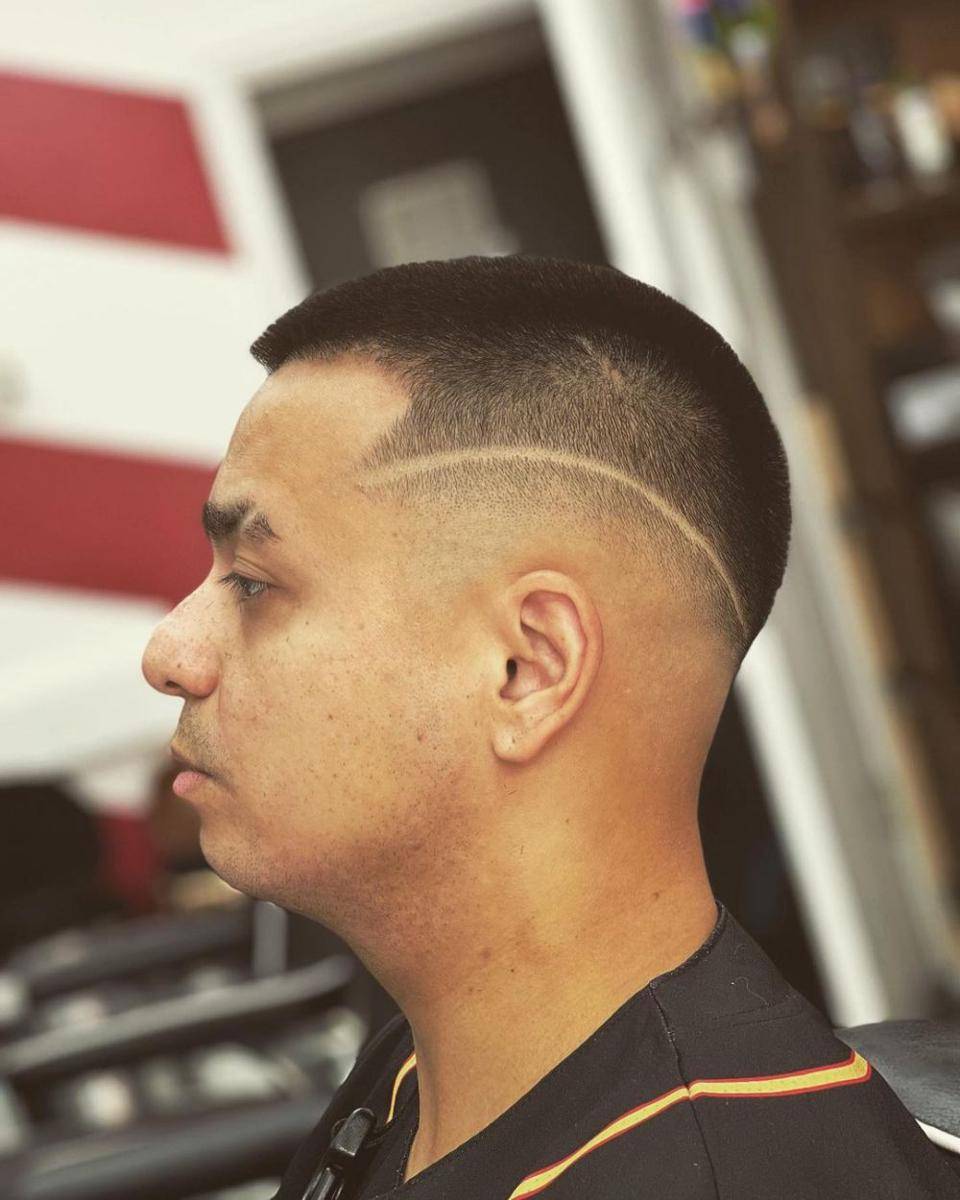 Ilustrasi gaya rambut Line Up Hair (instagram.com/marekcigi)