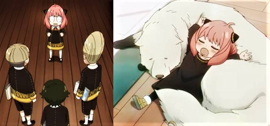 Anya Forger dan Damian Desmond (dok. WIT STUDIO/SPY X FAMILY)