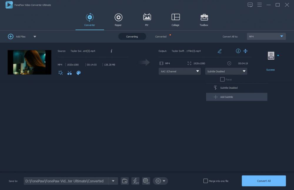 ilustrasi FonePaw Video Converter Ultimate (dok. FonePaw)