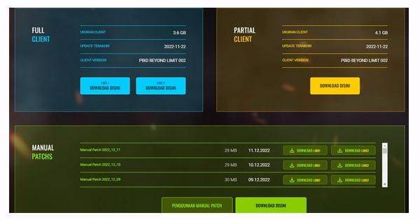 Patch PB client (dok. Point Blank Indonesia)