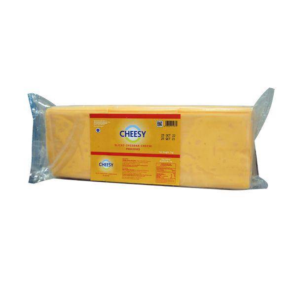 Cheesy Slice Red Cheddar Cheese (puripangan.co.id)