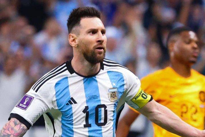 Lionel Messi menciptakan gol ke gawang Belanda di Piala Dunia 2022. (instagram.com/leomessi)
