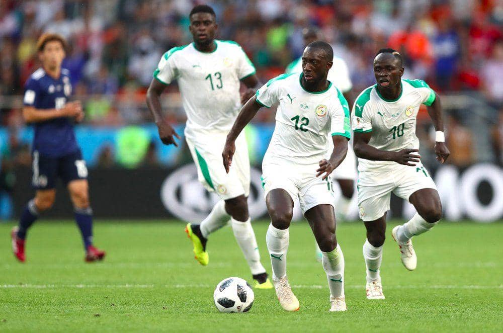 Senegal melawan Jepang di Piala Dunia 2018. (fifa.com)
